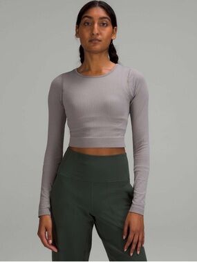 Lululemon Ebb to Street Long Sleeve Shirt
Gull Grey